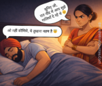 😂 संता का मासूम बहाना! 😳🧠 नींद में भी ट्विस्ट