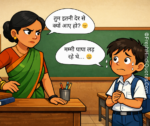 😂 जूते की वजह से लेट! 😝👟 पप्पू का बहाना