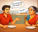 😂 रोटी छोड़ो, ताने बचाओ! 😜🍚 दामाद की चाल